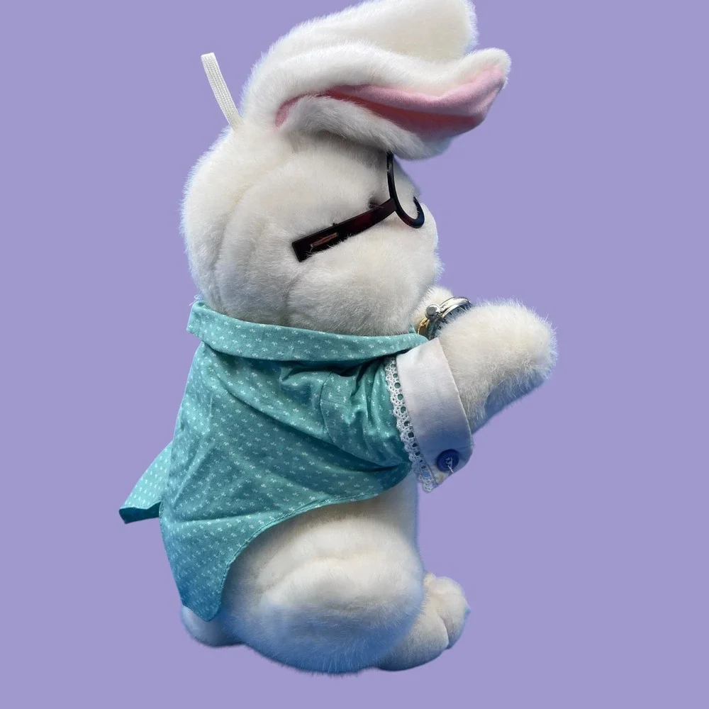 1991 Target Exclusive White Rabbit plush Vintage 16 inch Alice in wonderland